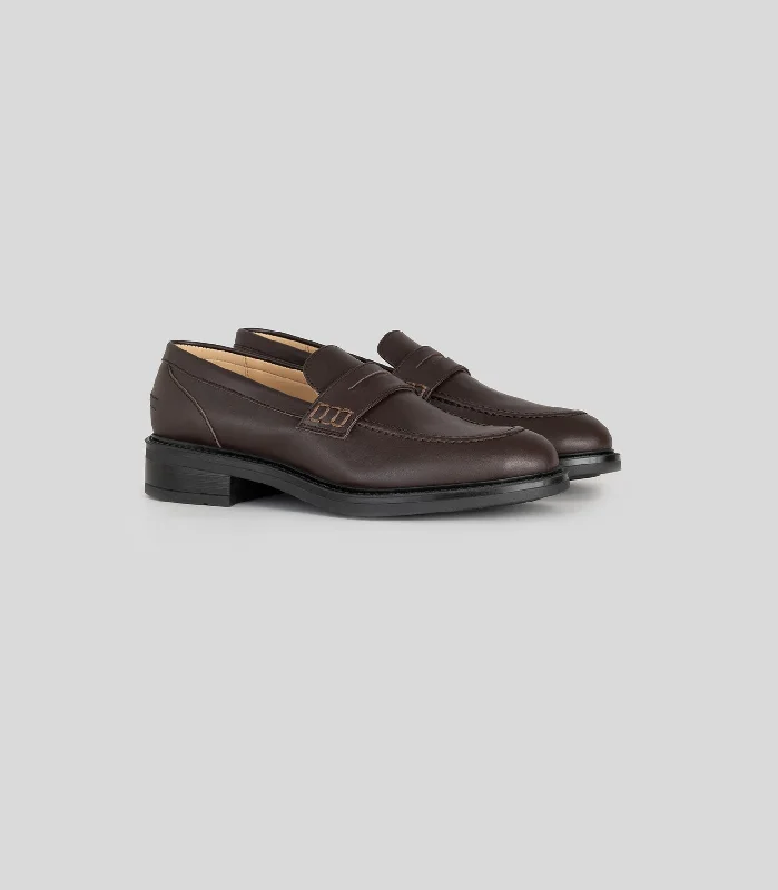 Women's Loafer in Brown from Solari Milano