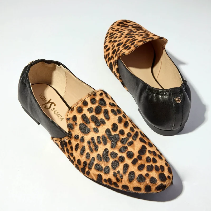 Preslie Loafer in Leopard Calf Hair