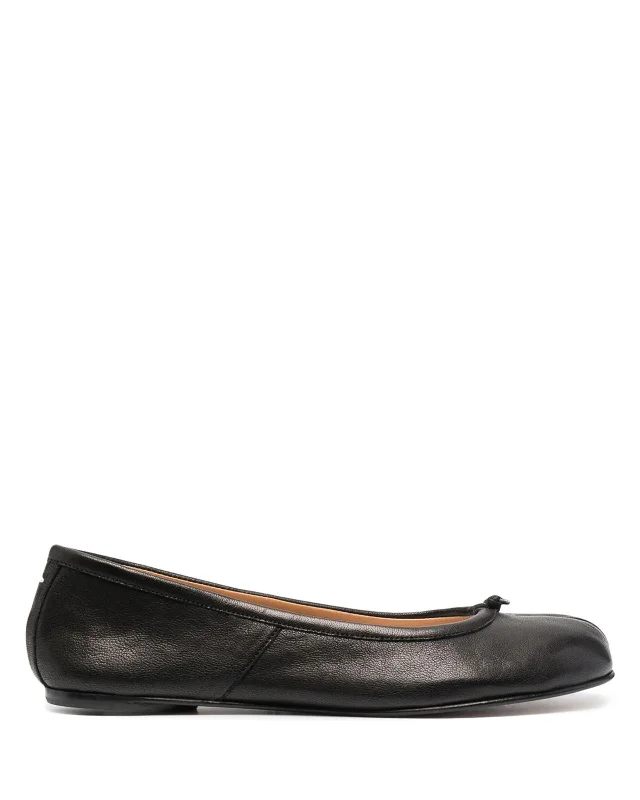 Tabi New Ballerina Black Ovine Leather