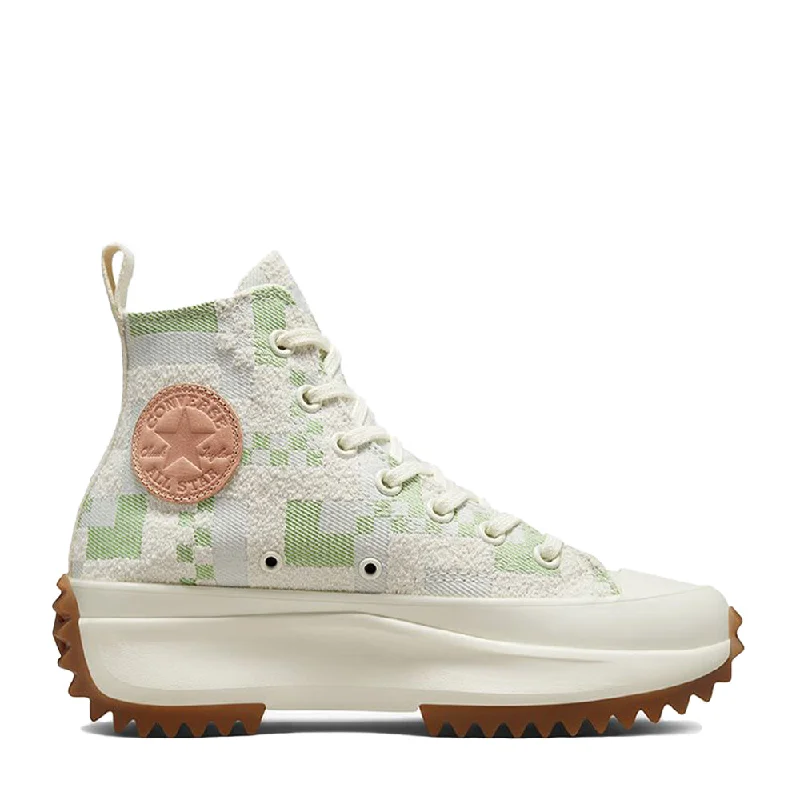 Run Star Hike Hi Crafted Jacquard in Egret Matcha