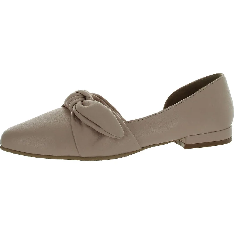 Bueno Womens Ivory Slip On Flat D'Orsay