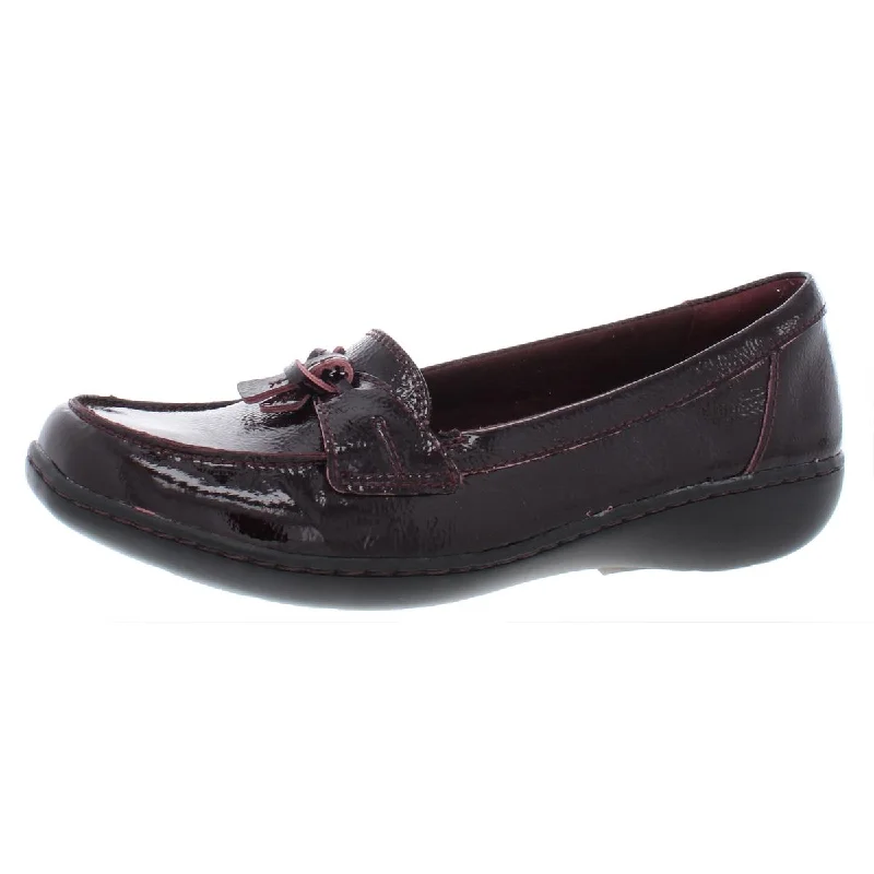 Clarks Womens Ashland Bubble Comfort Slip On Flats