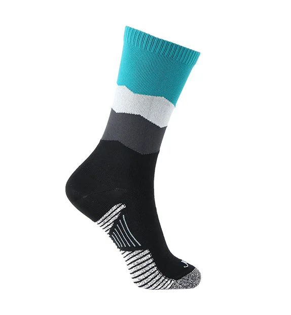 Grip Performance Compression Crew Socks - Solids