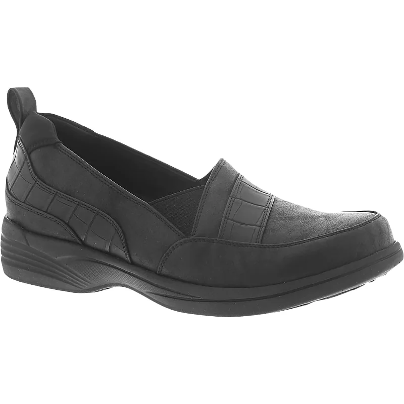 Easy Street So Lite Fernly Comfort Slip Ons Women's Shoes Black Size 8 W - 8 W