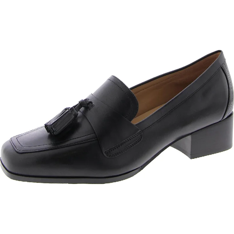 Easy Spirit Womens DREW Leather Slip on Loafers