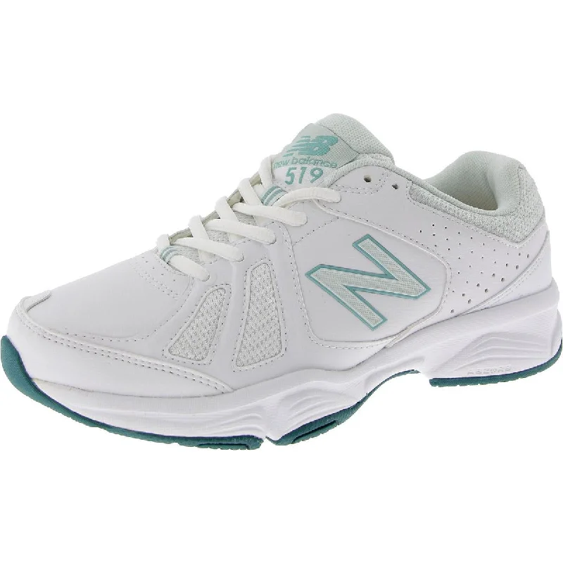 New Balance Womens Fax Leather Trainer Running & Training Shoes