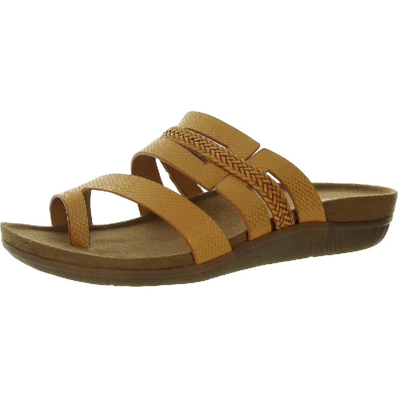 Baretraps Womens JORRY Braided Toe loop Slide Sandals