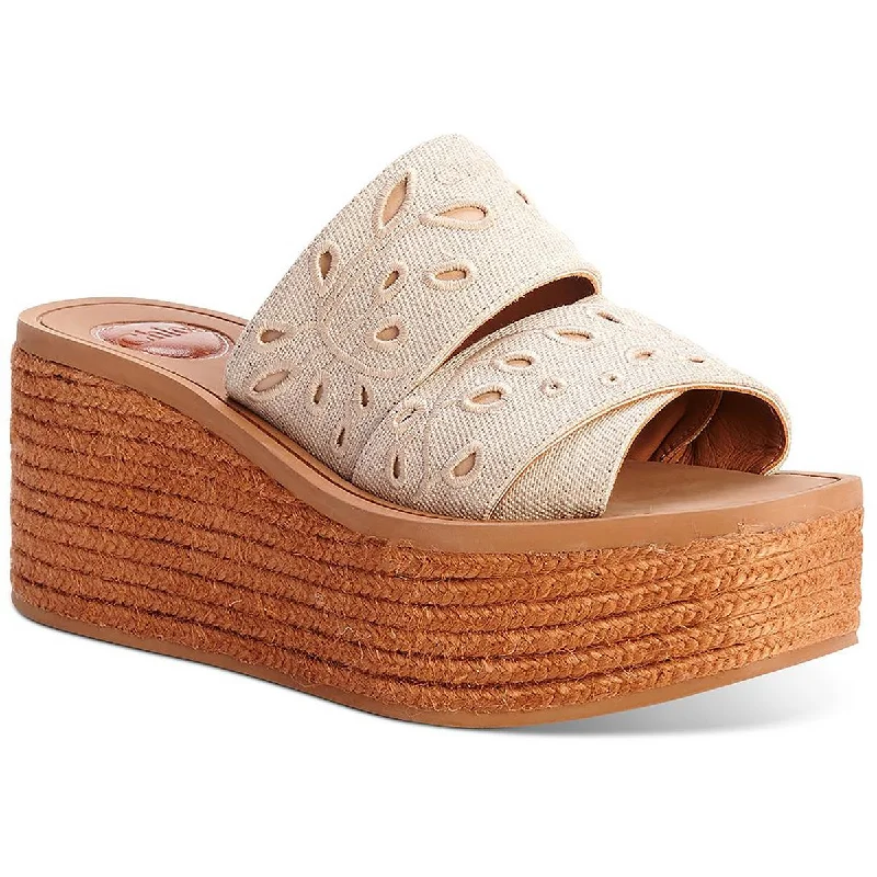 Chloe Womens Woody  Wedge Dressy Espadrilles