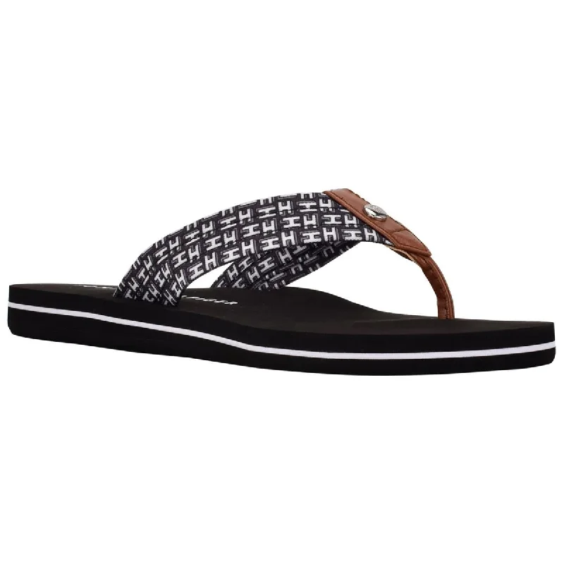 Tommy Hilfiger Womens Cazidine Logo Casual Thong Sandals